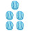 5Pièces Doublure Casque Protection Anti-Transpiration Polyester 4