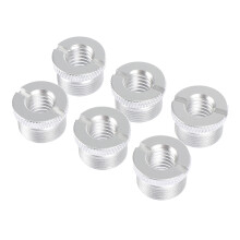 12Szt Metalowe Nakrętki Do Statywu Mikrofonowego Aluminiowe Srebrne