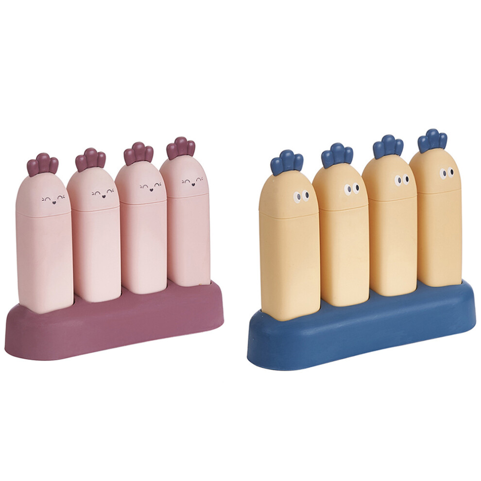 6Zest Foremki Do LodóW Radish KształT CiepłO- I Mrozo-Odporne-image