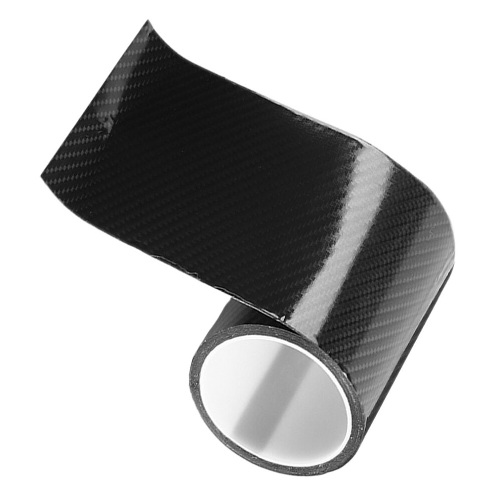 4Szt TrwałA TaśMa Ochronna Drzwi Samochodowych 5D Carbon WłóKno Pvc-image