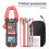 Multimeter Digital Clamp Meter 6000Count Voice Broadcast Current Resistance Capacitance Diode DutyCycle Tester 4