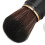 Powder Brush White Bristle Round Head Black Case 6