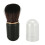Round White Bristle Makeup Powder Brush with Storage Case 16