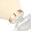 Round White Bristle Makeup Powder Brush with Storage Case 6