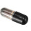 Powder Brush White Bristle Round Head Black Case 13