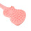 Pink Guitar Bath Brush - Long Handle, Silicone 6