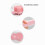 Pink Guitar Bath Brush - Long Handle, Silicone 4