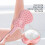 Pink Guitar Bath Brush - Long Handle, Silicone 7