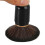 Powder Brush White Bristle Round Head Black Case 8