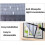 Fiberglass Screen Mesh, Adjustable Window Screen Replacement Kit with Strong Magnetic Structure, Removable Design for Insect Protection Nets for House 5
