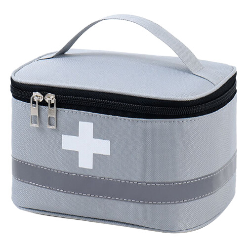 First Aid Organizer, Easy Access Secure Zipper, Durable Lightweight Design