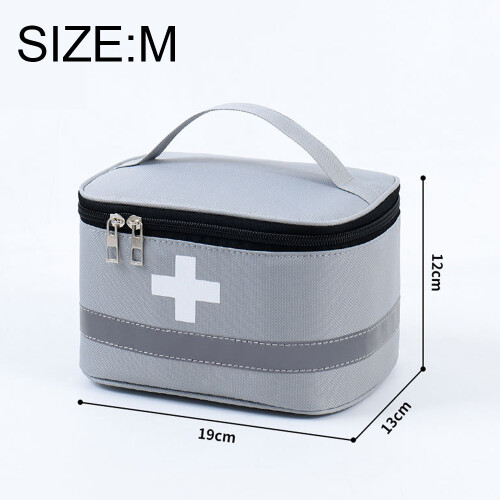 First Aid Organizer, Easy Access Secure Zipper, Durable Lightweight Design 1