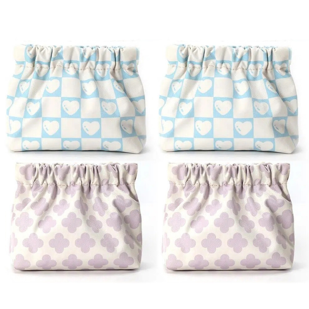 Exquisite Vibrant Makeup Bag, Durable Self-closing Shrapnel Design, Portable Size For On-the-go Beauty, Water-resistant And Easy Access, Ideal Gift Fo
