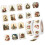 Autocollant décoratif de noël, 1000 pièces, pour sceller 1