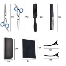 Professionele haarschaarset, hittebestendig roestvrij staal met schokdemper en verstelbare spanning voor mannen en vrouwen (1 set)
