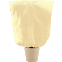 Tela protectora contra heladas para plantas de invierno, fundas resistentes al viento para plantas, protección contra congelación con diseño de