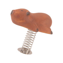 Figurine d'animal en céramique avec Base-Style de fête Kapibala