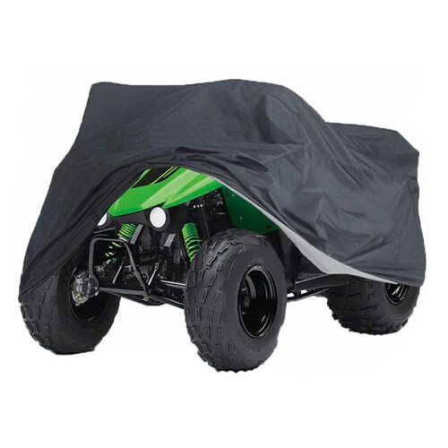 Capa resistente para quadriciclos, ideal para uso externo. Fabricada com material durável e resistente às intempéries. Compatível com modelos