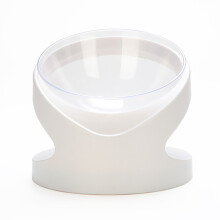 Solución protectora para la alimentación de mascotas, cuenco de plástico engrosado con plato ajustable para gatos, características
