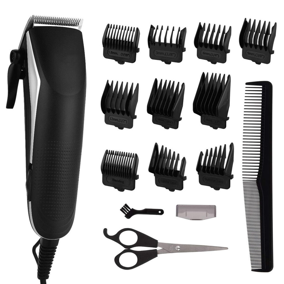 Replacement Guide Combs, Black Nylon Attachment Combs for Hassle-Free Haircutting