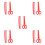 5Sets Roter Karneval Cosplay Party Requisite 8
