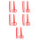 5Sets Roter Karneval Cosplay Party Requisite 5