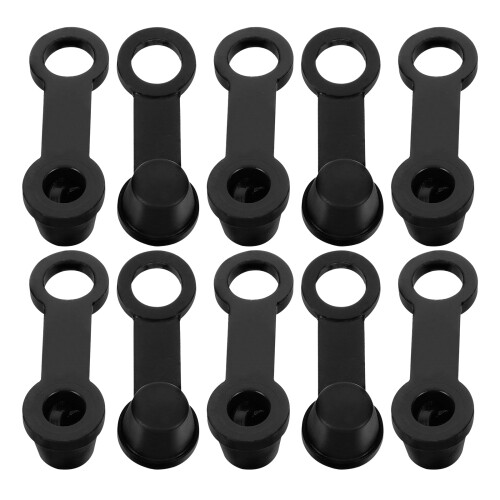 20Stk Elastische Bremskappen Grease Caps Für Auto Schwarz 1