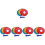10Sets Farbwechsel Cd Zaubergadget Papier Requisite Für Feier Bunt 6