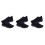 3Pares Running Gimnasio Negro Material Transpirable 8