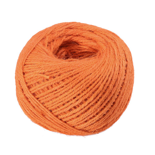 3Stk Orange Jute Schnur Robust Für Geschenk Garten Feier