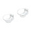 2Pièces Porte Enceinte Murale Aluminium Durable Et Facile Argent 6