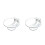 2Pièces Porte Enceinte Murale Aluminium Durable Et Facile Argent 9
