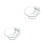 2Pièces Porte Enceinte Murale Aluminium Durable Et Facile Argent 3