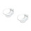 2Pièces Porte Enceinte Murale Aluminium Durable Et Facile Argent 4