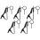 15Pcs Black Iron Mic Clips for Collar Lavalier Microphone Lapel Holder 1