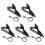 15Pcs Black Iron Mic Clips for Collar Lavalier Microphone Lapel Holder 2