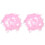 2Pièces Boa Rose Pour Longue Accessoire Fête Et Spectacle 4