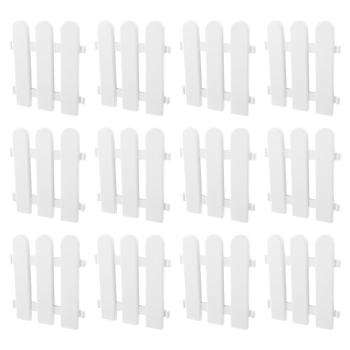 36Pièces Clôture Décorative En Plastique Pour Jardin Cour