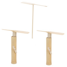 6Ud Juguete De Bambú Para Niños Beige
