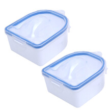 6Ud Bowls De Manicura Para Remover Esmalte Y Suavizar Cutículas