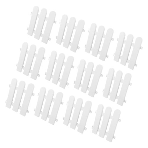 36Pièces Clôture Décorative En Plastique Pour Jardin Cour 1