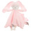 2Pièces Apaisante Peluche Rose Bébé Confortable 1