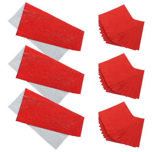 300Pièces Aluminium Rouge Faciles À Plier Pour Chocolats 1