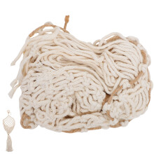 4Pcs Reusable Macrame Hanging Fruit Basket Breathable Mesh Grocery Bag