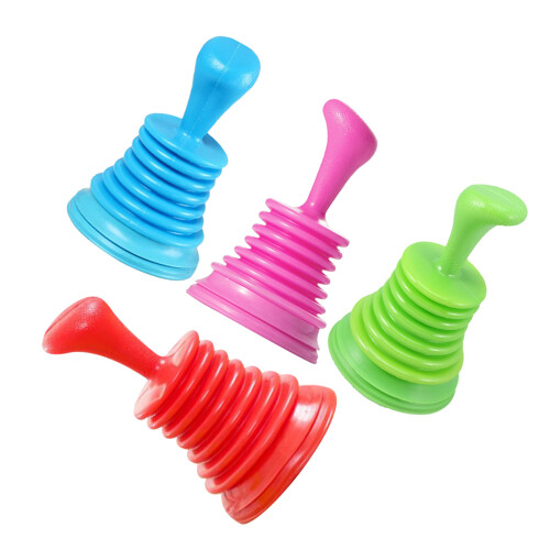 8Pcs PVC Bathroom and Kitchen Sink Plungers Practical Clog Removers 1