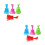 8Pcs PVC Bathroom and Kitchen Sink Plungers Practical Clog Removers 7