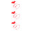3Pcs Red Training Lead Leash High Strength Buckle Pet Harness 8
