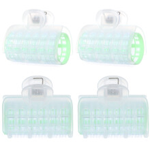 8Pcs Salon Hair Dressing Rollers Plastic Self Grip Hair Curlers