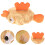 3Pz Cuffie Doccia Per PVC 3D Divertenti 10
