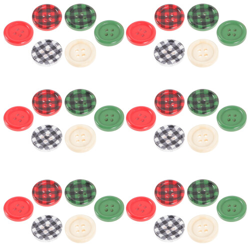 6Conf Decorativi Legno Natale Per E Cucito Creativo 1